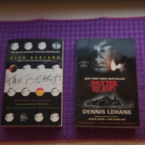 The Beach and Shutter Island Books